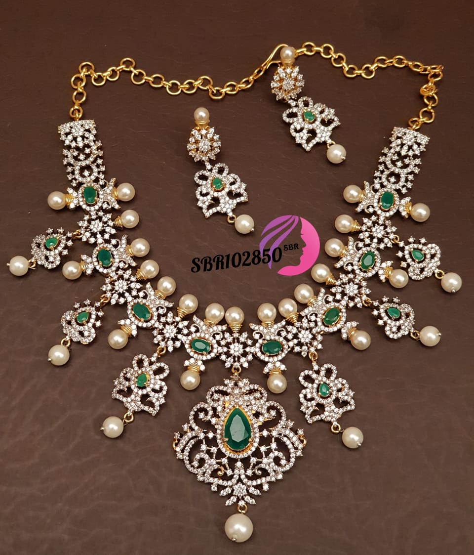 Gold Plated Bridal Necklace 2024