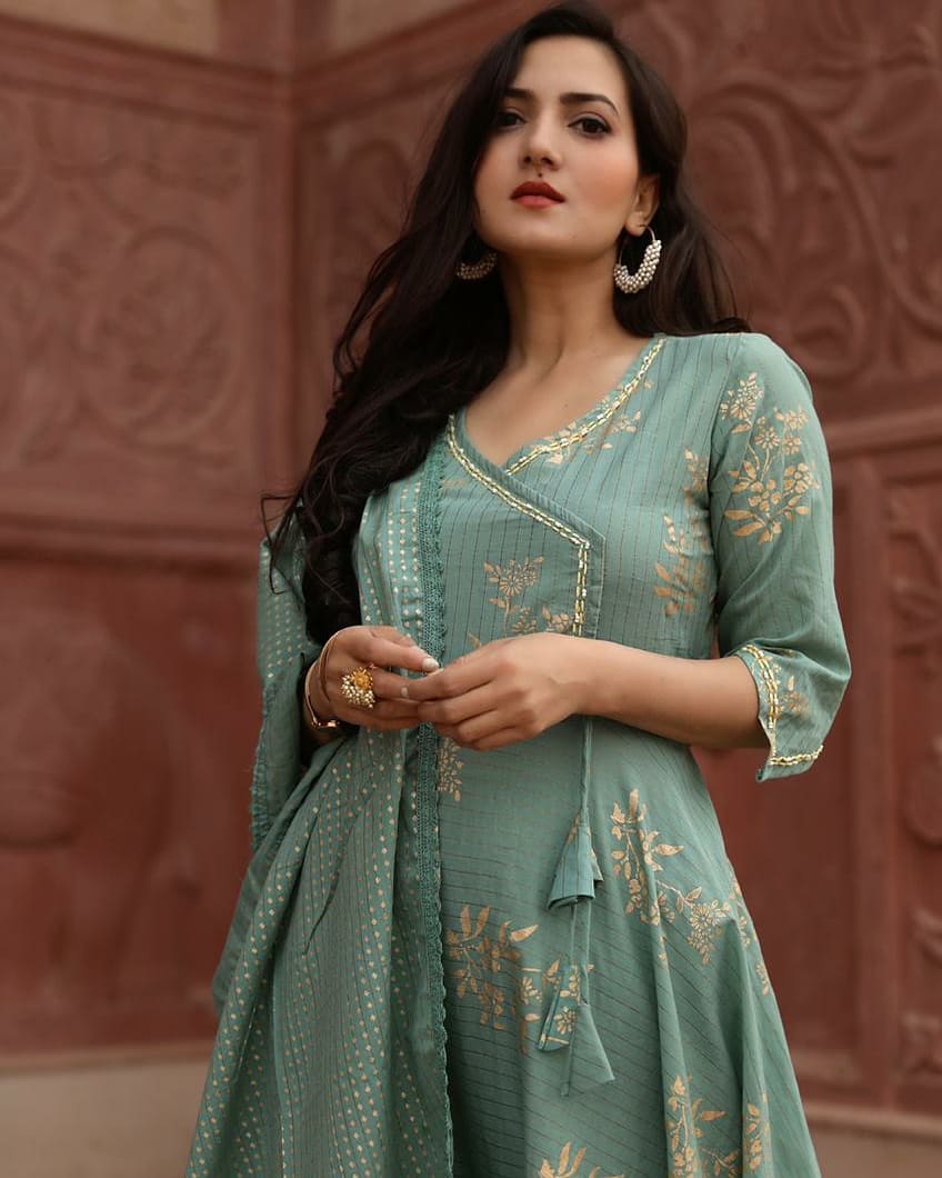 Stunning Cotton Long Frocks for Girls  Latest dress design, Angrakha style  anarkali, Fashion design dress