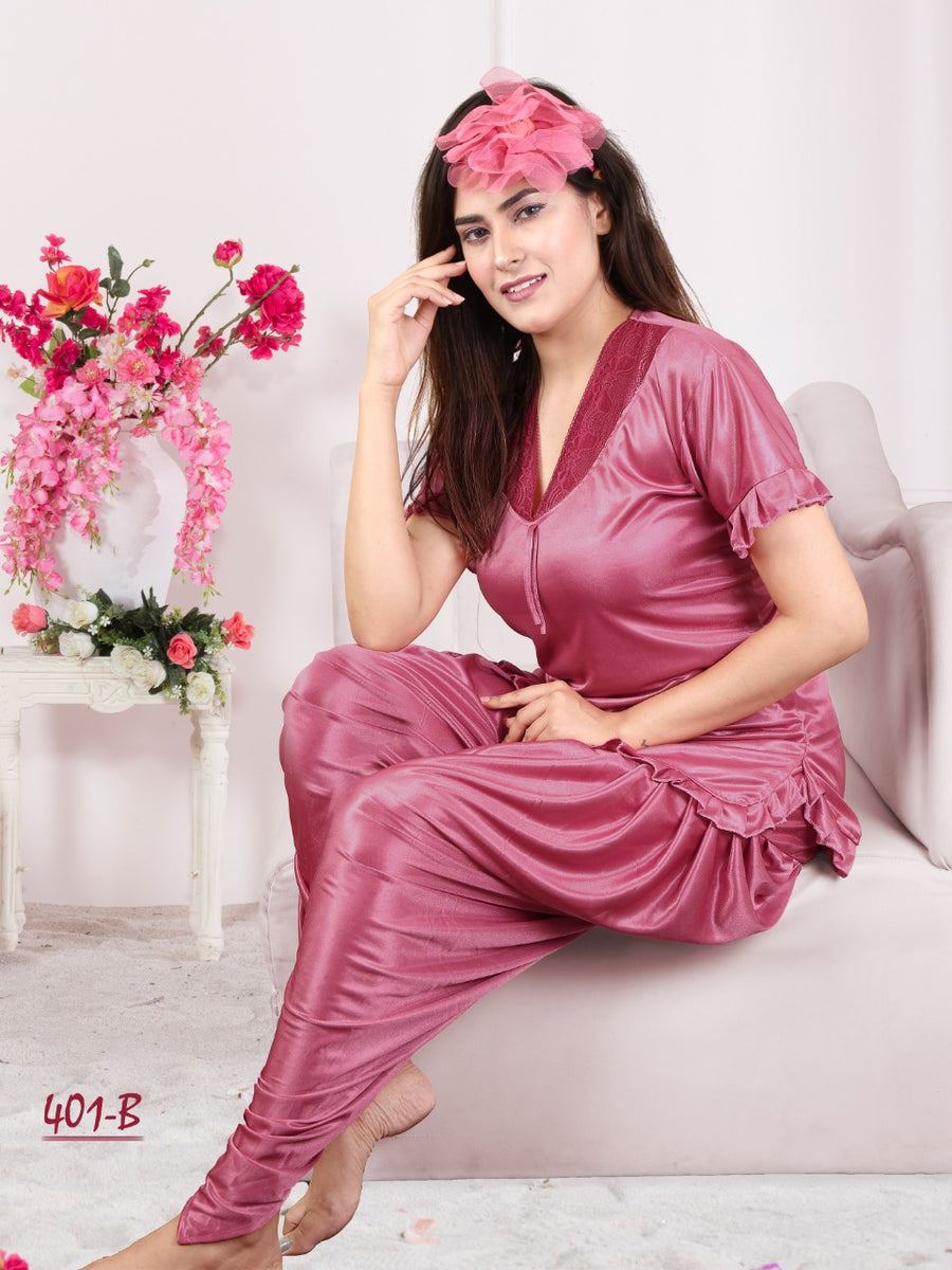 Night suit online satin