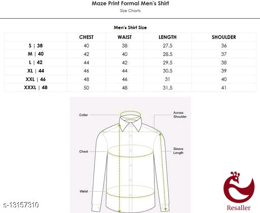 PINK COLOR DESIGNER PRINTED SHIRT FOR MEN-SANPSM001P –