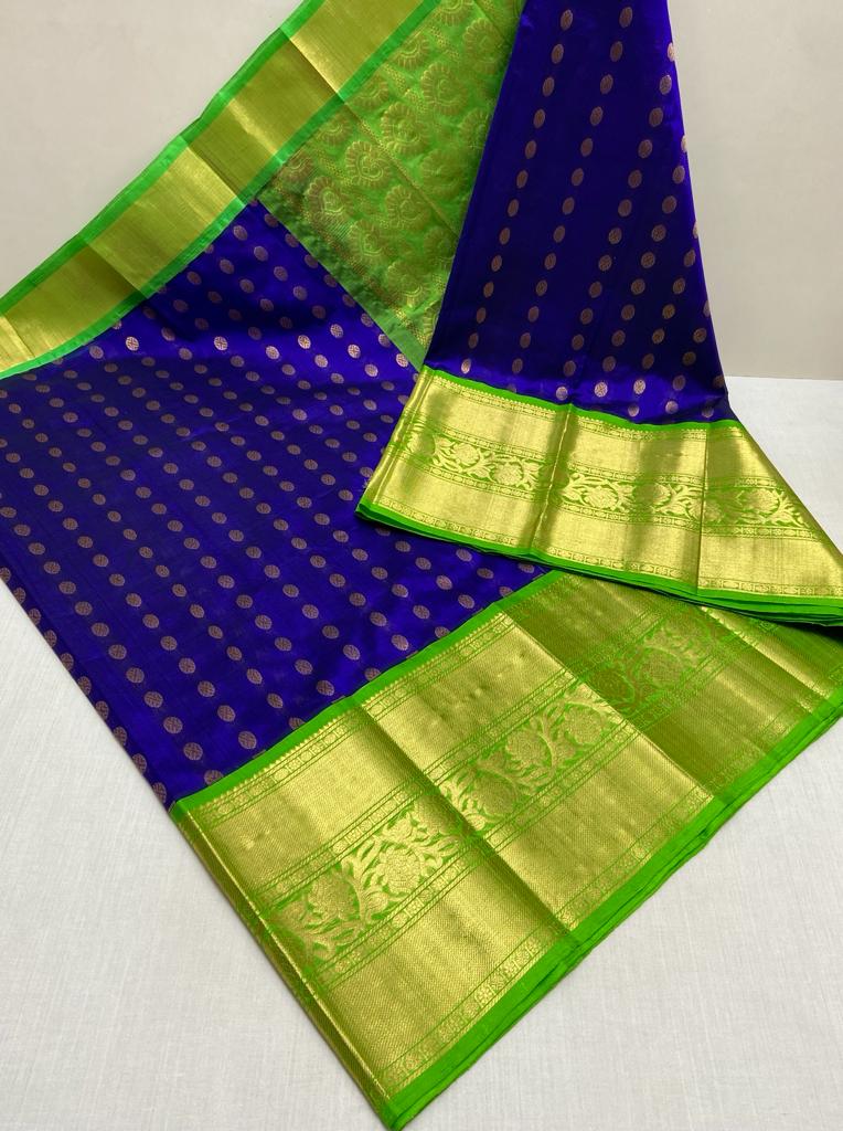 Original Kuppadam Kanchi Border Kuppadam Pattu Saree-kuppssk001ibg 