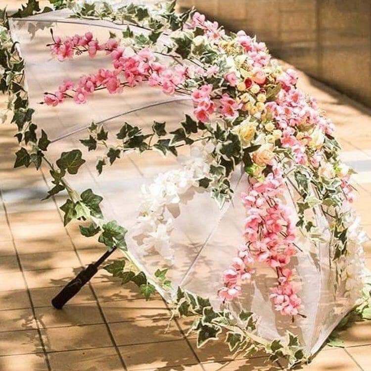 Flower umbrella deals