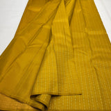 " Vaira Oosi " Golden Yellow shade Kanjivaram Pure Silk Handloom Double warp self grand pallu and blouse -PDS001VO