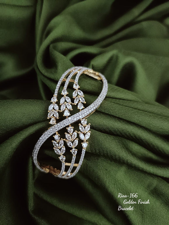 Revathi , elegant Gold Finish Diamond Bracelet for women -SANDY001DB