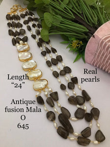 Kashish , elegant Pearl Long Necklace set for women -JAY001PNSB