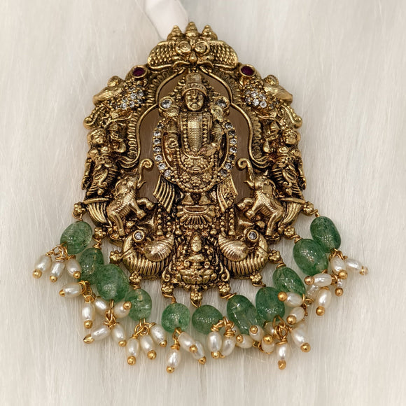 Purushakrithi , elegant Gold Finish Pendant for women -SHAKI001PWC