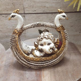 Set of 10 ,Cute Ganesha in Peacock Cradle for Gifting this Diwali -PRITI001GC