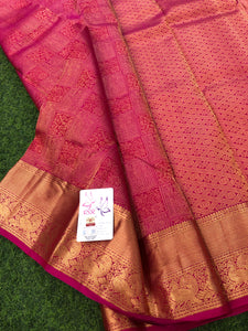 Shreemoyee , Bridal Elegant Kanjeevaram Silk Saree for women -SACHI001KSA