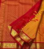 Madhavi , Pure Kanchipuram Silk Hand Woven 1G Pure Zari Saree -SACHI001YR