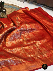 TUS_Bridals ,Soft Tissue Brocade Kanjeeveram Silk Saree for women -SRI001RS