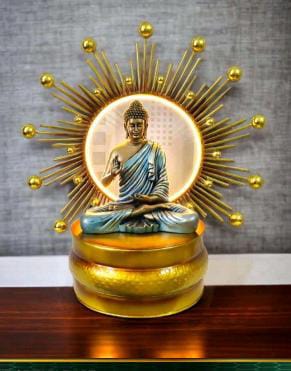 Peace of Life , 30 inches Buddha Table Decor with LED light -DECO001B