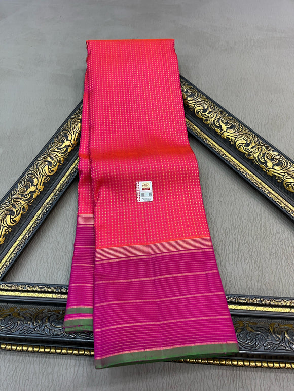 Umayamma, exclusive Pure Kanjivaram Handloom Gold Zari Silk Saree for Women -SACHI001PS