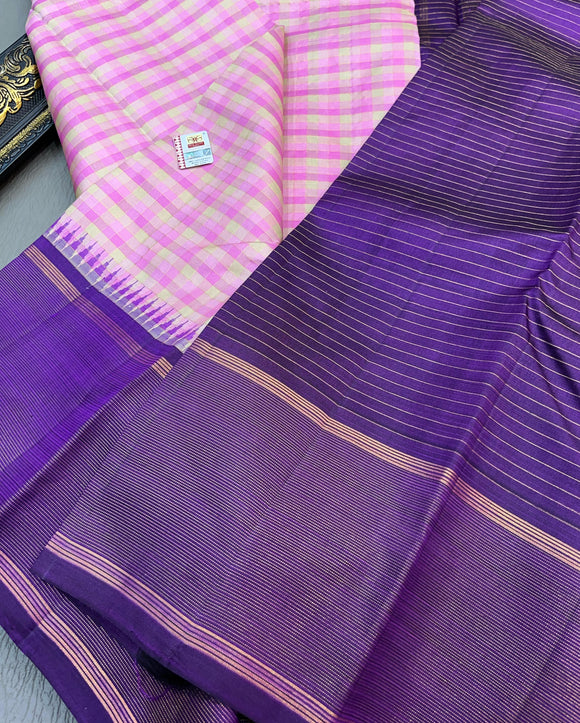 Ambalika, exclusive Pure Kanjivaram Handloom Gold Zari Silk Saree for Women -SACHI001PV