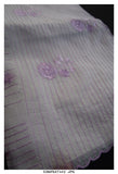 Lilac Beauty , Beautiful Lilac  Embroidered Munga Kota Saree with Blouse -KIA001MKSL