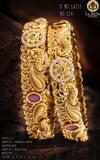 Nirmala , elegant Antique Finish Peacock Design Bangles for women -LR001BMF