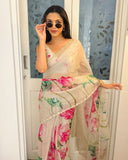 New in Tebi with designer handwork saree for women -TBC001LS