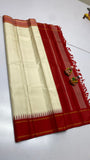 Mrinalini , Pure kanchipuram traditional silk handloom saree for women -SACH001KU