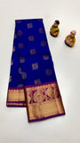 Manjula , Pure kanchipuram traditional silk saree with Korvai Border-SACHI001PB