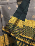 Madhuri , Kanjivaram Silk Saree with Rich Pallu and Blouse -SACHI001KSG