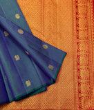 Suchitra , Pure Kanchipuram Silk Hand Woven 1G Pure Zari Saree for women -SACHI001CS