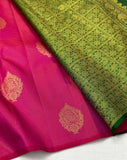 Nayantara , Pure Kanchipuram Silk Hand Woven 1G Pure Zari Saree for women -SACHI001PG