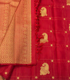 Kanakavalli , Pure Kanchipuram Silk Hand Woven 1G Pure Zari Saree -SACHI001RS