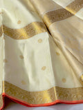 Parvanendu , elegant Kanjeevaram Silk Saree With 2 Gram Pure Gold Zari for Women -SACHI001W