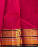 Malavika , Pongal Festival Special Yellow and Red Combination Pure Kanjeevaram Silk Saree for Women -SACHI001YR (Copy)