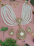 Bollywood Diva Aditi Rao Hydari Inspired Pearl Choker Necklace Set for Women-SANDY001PCA