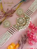 Bollywood Diva Kriti Sanon Inspired Pearl Choker Necklace Set for Women-SANDY001PC