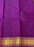 Devasena , elegant Kanchipuram Silk Handloom Saree with 2 g pure Zari -SACHI001PGV