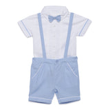 COOL BLUE AND WHITE DRESS FOR BABY BOYS-AAKBBD001