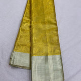 PURE KANJIVARAM GOLDEN HANDLOOM SILK SAREE FOR WOMEN -PDSGHSSW001