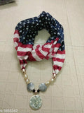 Ladies Elegant Cotton Scarf Necklace Vol 10