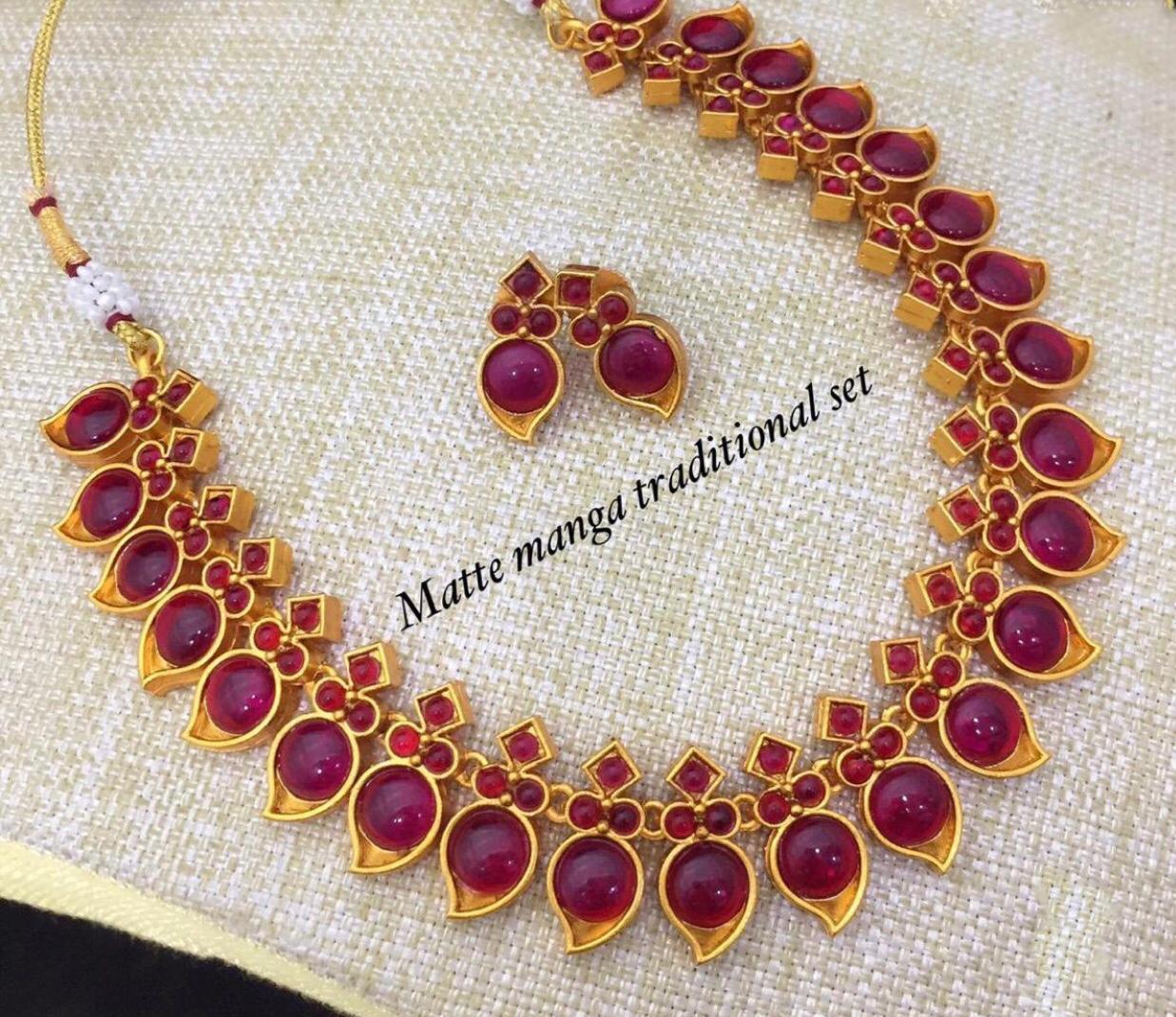 Traditional sale mango necklace