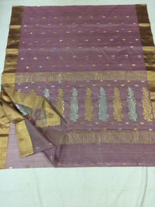 ONION PINK PURE ORIGINAL AUTHENTIC KHATAN SILK SAREE FOR WOMEN-POKSW001O