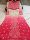 Ombra shaded A line kurti with fine embroidery-KR-SSW001