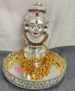 FESTIVAL SPECIAL GODDESS LAKSHMI FACE,DEEPAM ,KALASH AND TRAY-SGWLFKTD001