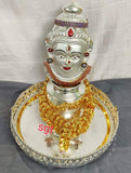 FESTIVAL SPECIAL GODDESS LAKSHMI FACE,DEEPAM ,KALASH AND TRAY-SGWLFKTD001