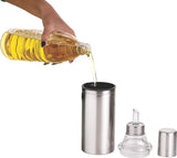 STAINLESS STEEL OIL DISPENSOR /OIL BOTTLE FOR CAPACITY 750 ML-SKDOD001