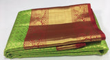 NEW BRIDAL KANJIVARAM PURE SILK HANDLOOM KORVAI DESIGNER SILK SAREE FOR WOMEN -PDS0222925