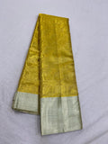 PURE KANJIVARAM GOLDEN HANDLOOM SILK SAREE FOR WOMEN -PDSGHSSW001