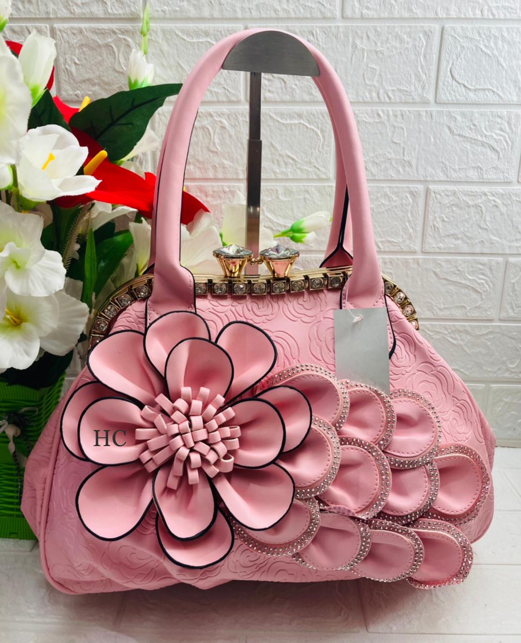 Handbags New Flower design cute handdbags for Girls and Women