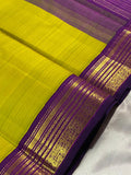 Kanchipuram Pure silk Handloom saree with 2 gram pure Zari-PDSSS001