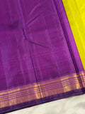 Kanchipuram Pure silk Handloom saree with 2 gram pure Zari-PDSSS001