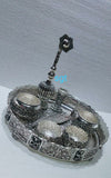 Full Set Antique German Silver Pooja Set washable limited edition exclusive collection-SNUC001