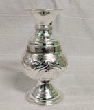 German Silver washable kalsha/ flower vase-SNGSFV001