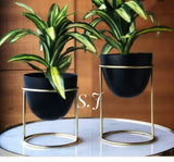 SET OF 2 , PLANTER FOR YOUR  INDOOR GARDEN -SKDPS001