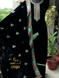 Beautifully Embroidered Velvet Salwar Suits for Women-GANNVS001