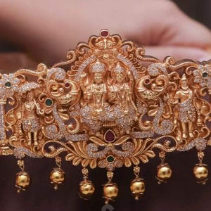 Women Hip Waist Belt Gold Plated Chain saree belt partywear fashion  jewelery